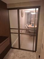 bronskleur deur, brons deur, gouden stalen deur, stalen deur, Binnendeur, Nieuw, Ophalen of Verzenden, Glas