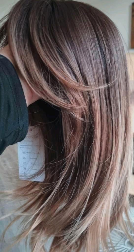 Mooie bruine pruik/wig 18 inch., Ophalen of Verzenden, Nieuw, Pruik of Haarverlenging