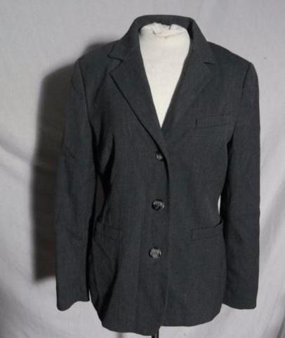 Heel mooi grijs dames jasje Mt 38 Merk Logg, Kleding | Dames, Jasjes, Kostuums en Pakken, Zo goed als nieuw, Jasje, Maat 38/40 (M)