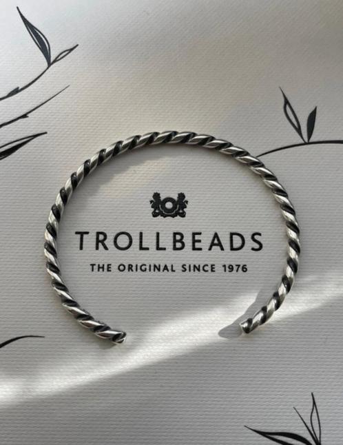 Trollbeads Bangle / Armband XS, Sieraden, Tassen en Uiterlijk, Armbanden, Zo goed als nieuw, Zilver, Zilver, Ophalen of Verzenden