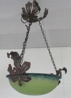art nouveau lamp luster pate de verre Lorrain 5, Antiek en Kunst, Antiek | Lampen, Verzenden