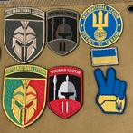 Originele tactische patches Oekraïne, International Legion, 2215SK, Ophalen of Verzenden, Zo goed als nieuw, Patch, Badge of Embleem