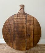 Landelijke decoratieve plank rond, Huis en Inrichting, Woonaccessoires | Dienbladen, Ophalen, Zo goed als nieuw, Rond, Hout