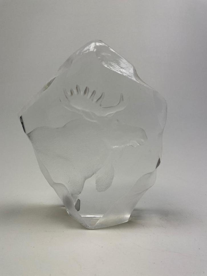 Kunst van Mats Jonasson, Eland, Antiek en Kunst, Kunst | Designobjecten, Ophalen of Verzenden