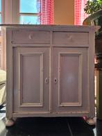 Antiek brocante vintage kast in originele verf, Ophalen