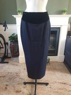 Pauw schitterende blauwe gevoerde rok deelbare split 2 38 M, Kleding | Dames, Maat 38/40 (M), Pauw, Zo goed als nieuw, Onder de knie