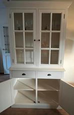 Mooie witte buffetkast in landelijke stijl, Ophalen, 100 tot 150 cm, 200 cm of meer, Landelijk