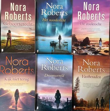 6 x Nora Roberts, oa noorderlicht, droomwereld,de zoektocht beschikbaar voor biedingen