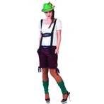 Dames lederhose set Emma van € 29,95 voor € 12,95, Ophalen of Verzenden, Nieuw, Kostuum, Carnaval