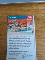 Kortingsbon voor de Scheg, Tickets en Kaartjes, Drie personen of meer, Kortingsbon, Overige typen