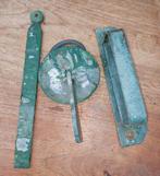 Schuurdeur, poort, beslag., Ophalen