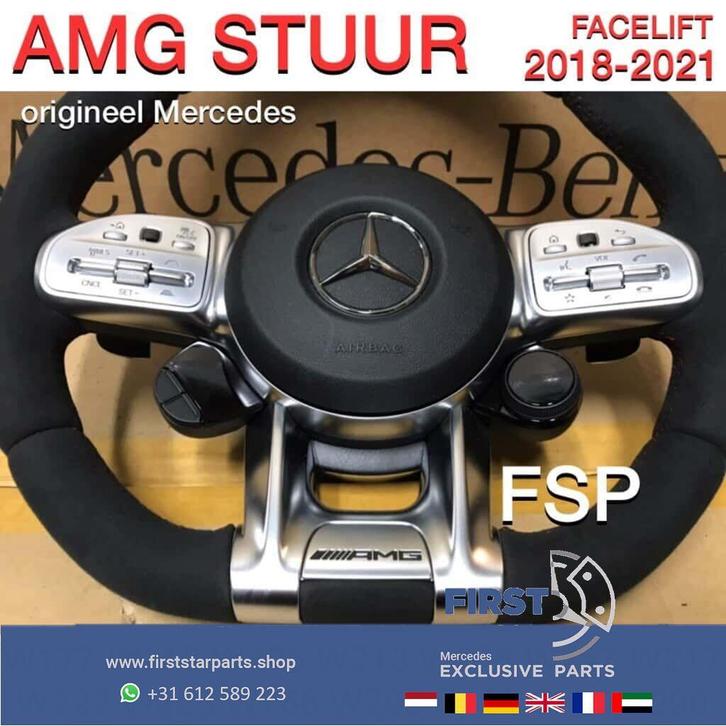 2021 AMG GT STUUR + AIRBAG W177 W118 W205 W213 W253 W223 W46, Auto-onderdelen, Besturing, Mercedes-Benz, Gebruikt, Ophalen of Verzenden