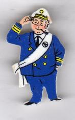 BROCHE SALUERENDE KAPITEIN (A5), Verzamelen, Speldjes, Pins en Buttons, Verzenden, Gebruikt, Overige onderwerpen