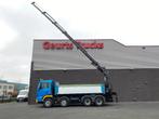 MAN TGS 35.480 8X4 KIPPER/TIPPER + HMF 2620-K5 KRAAN/KRAN/CR, Automaat, Achterwielaandrijving, Euro 6, Blauw