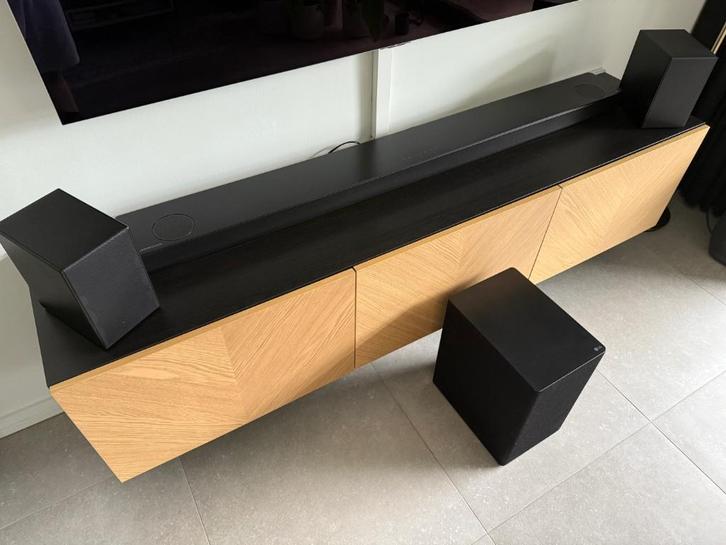 LG DSP11RA 7.1.4 Dolby Atmos, DTSX Soundbar, Audio, Tv en Foto, Soundbars, Zo goed als nieuw, Bluetooth, Met externe subwoofer