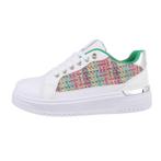 Dames sneakers gympen wit groen multicolor 36 37 38 39 40 41, Kleding | Dames, Schoenen, Nieuw, Ophalen of Verzenden, Wit, Sneakers of Gympen