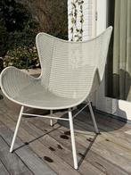 Mooie grote wingchair van gevlochten wicker, Tuin en Terras, Tuinstoelen, Ophalen, Gebruikt, Wicker