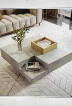 salontafel vierkant grijs, Huis en Inrichting, Tafels | Salontafels, Ophalen, 50 tot 100 cm, Vierkant, Nieuw