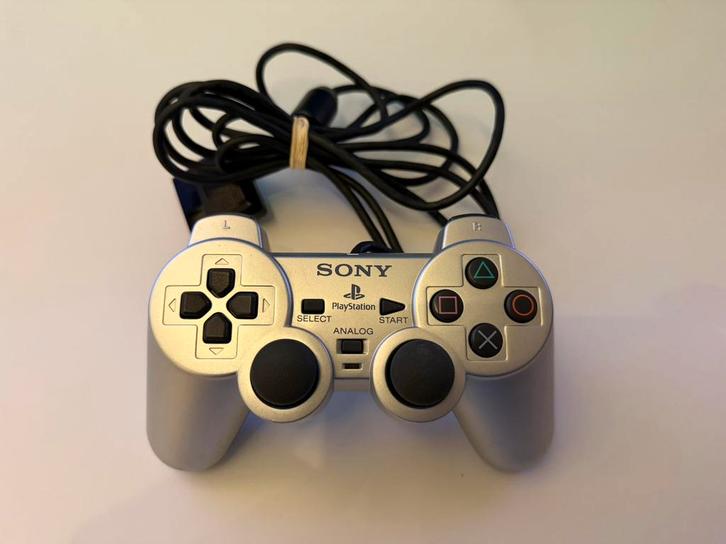 Sony PlayStation 2 DualShock 2 Controller – Zilver, Spelcomputers en Games, Spelcomputers | Sony PlayStation Consoles | Accessoires