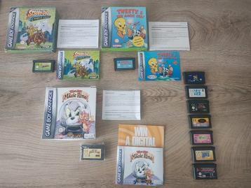 10 GBA Game Boy Advance spellen. 3 compleet in doos. beschikbaar voor biedingen