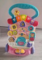 Roze Babywalker Vtech loopwagen roze v tech looptrainer, Ophalen of Verzenden, Zo goed als nieuw, Overige typen, Met geluid