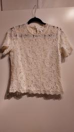 Mooie witte/crème top maat S, Maat 38/40 (M), Wit, Ophalen of Verzenden, Korte mouw