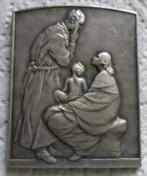 Zilveren plaquette 1919 by Victor Rousseau., Zilver, Buitenland, Verzenden