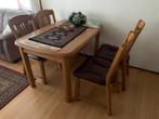 Eethoek met 4 stoelen, Ophalen of Verzenden, Zo goed als nieuw, 4 tot 6 stoelen