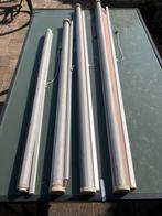 Rolgordijnen set - Aluminium cassette - Herbruikbaar, Ophalen of Verzenden, Gebruikt, Beige, 100 tot 150 cm