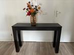 Donkere houten sidetable 120 cm lang (prj), Ophalen, Gebruikt, 100 tot 150 cm, 25 tot 50 cm