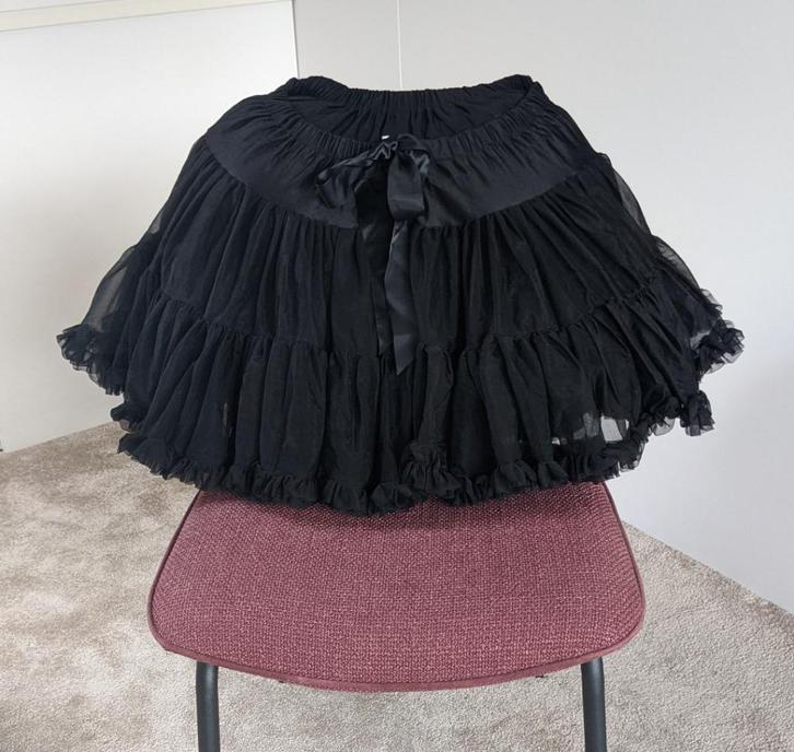 Mooie volle, zwarte Petticoat  * Dolly by le Petit Tom, Kleding | Dames, Gelegenheidskleding, Zo goed als nieuw, Overige typen