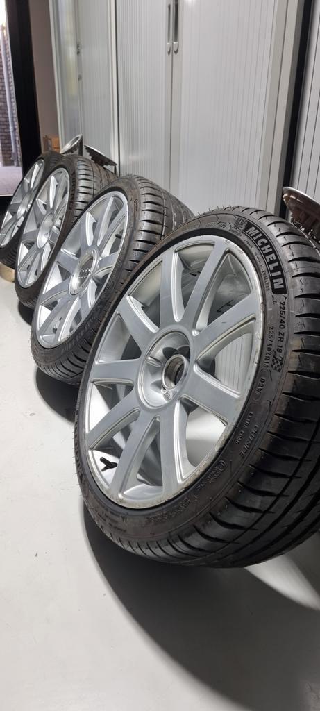 Audi TT 8N S-line Velgen Nieuwe Banden 18 inch 5x100 Oem Rs, Auto-onderdelen, Banden en Velgen, Banden en Velgen, Zomerbanden