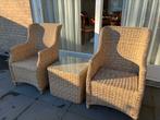 Rieten tuinset, Ophalen of Verzenden, Gebruikt, Rotan