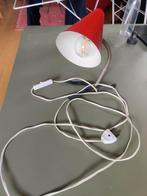 Vintage rode bureaulamp, Antiek en Kunst, Ophalen