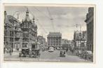 AMSTERDAM LEIDSCHEPLEIN STADSSCHOUWBURG OUDE AUTO'S REISBUS, Ophalen of Verzenden, 1920 tot 1940, Gelopen, Noord-Holland