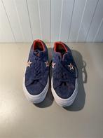 Schoenen - Converse One Star Blue Suede Orange Star Maat 44,, Kleding | Heren, Schoenen, Blauw, Ophalen of Verzenden, Zo goed als nieuw