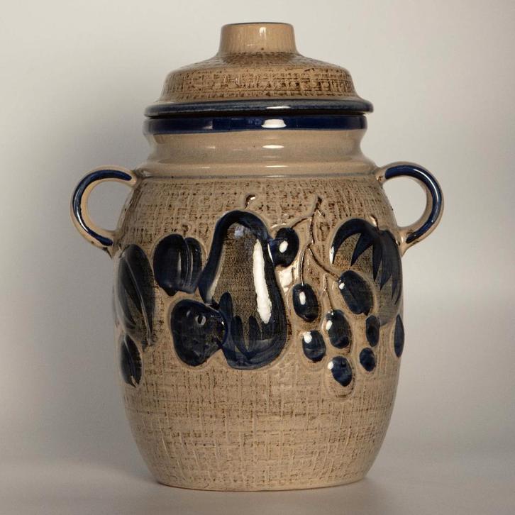 (nr.78) Scheurich Keramik, grote dekselpot, Antiek en Kunst, Antiek | Keramiek en Aardewerk, Ophalen