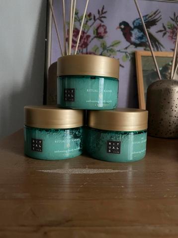 Nieuw Rituals karma body scrub potjes 3 stuks bodyscrub beschikbaar voor biedingen