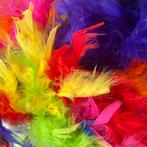 Set van 4 Regenboogveren Boa’s, Ophalen of Verzenden, Gedragen, Overige thema's, Accessoires