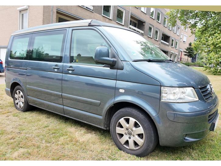 VW T5 California Comfortline 2.5 TDI, Caravans en Kamperen, Campers, Bedrijf, tot en met 4, Buscamper of Camperbus, Volkswagen