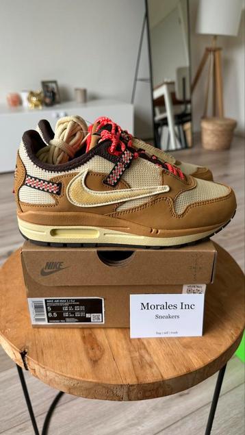 Nike Air Max 1 Travis Scott Wheat Lemon Drop (2022) EU 37.5 beschikbaar voor biedingen