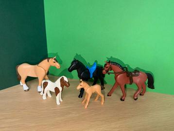 Okt 813: playmobil: dieren: paarden pony veulen beschikbaar voor biedingen