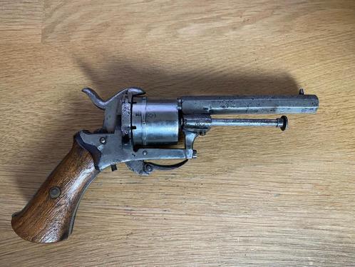Lefaucheux type Penvuur Revolver 7 mm, Antiek en Kunst, Antiek | Overige Antiek, Ophalen of Verzenden