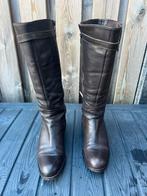 Dames ledern bruin laars, Kleding | Dames, Schoenen, Ophalen of Verzenden, Zo goed als nieuw, Bruin, Hoge laarzen