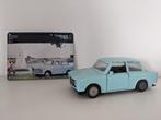 Trabant 601-S nr. 8677 modelauto en retro bord 8 cm x 11 cm, Ophalen of Verzenden, Gebruikt, Auto's