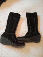 LAARZEN SUEDE MET SLEEHAK, Hoge laarzen, Bruin, Ophalen of Verzenden, Zo goed als nieuw