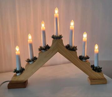 Houten Kerstverlichting voor Vensterbank Kerst beschikbaar voor biedingen