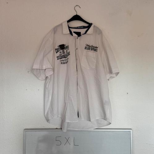 5XL Angelo Litrico Overhemd Wit Korte Mouwen, Kleding | Heren, Overhemden, Gedragen, Overige halswijdtes, Wit, Ophalen of Verzenden