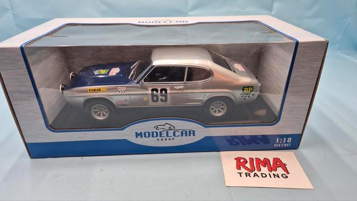 Ford Capri MK1 #69 Tour de Corse 1969 - Modelauto, Hobby en Vrije tijd, Modelauto's | 1:18, Nieuw, Auto, Overige merken, Ophalen of Verzenden