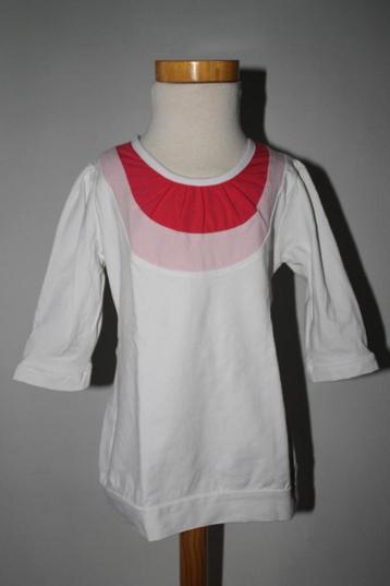JILLY shirt wit-roze 140 in ~~nieuw~~ staat beschikbaar voor biedingen